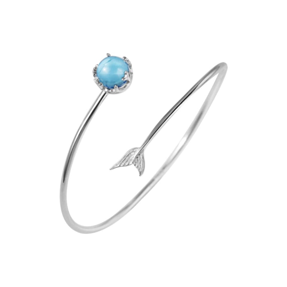 Silver Mermaid Tail Bracelet