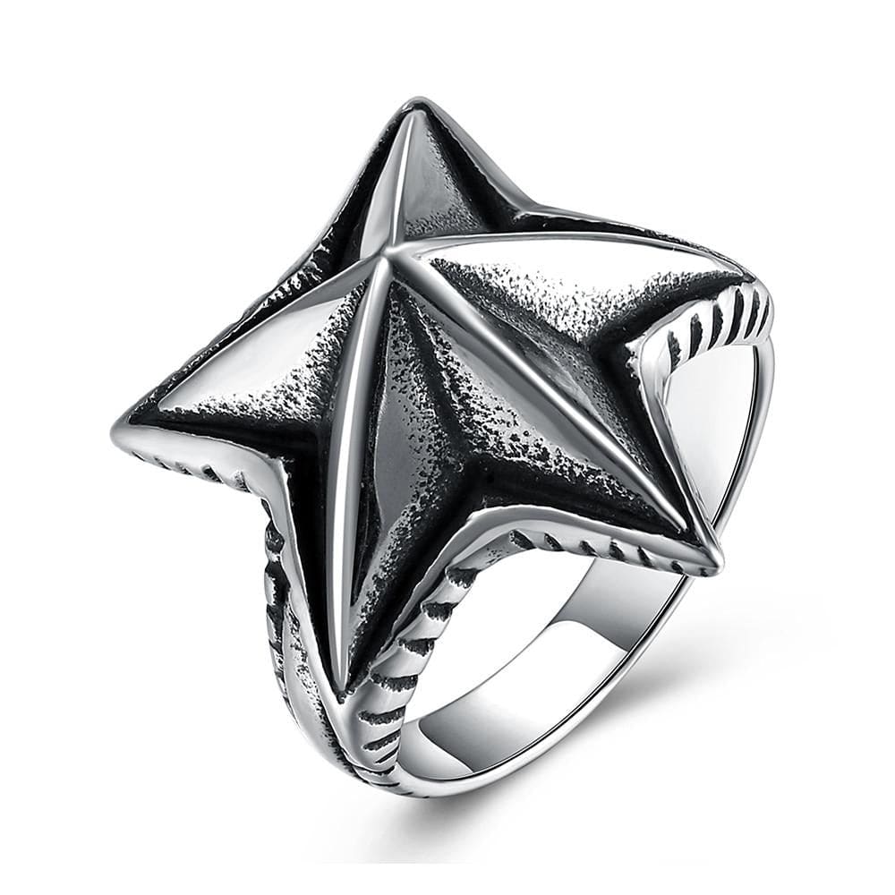 Silver Sea Starfish Ring