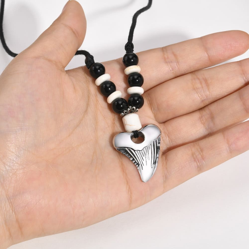 Silver Shark Tooth Necklace