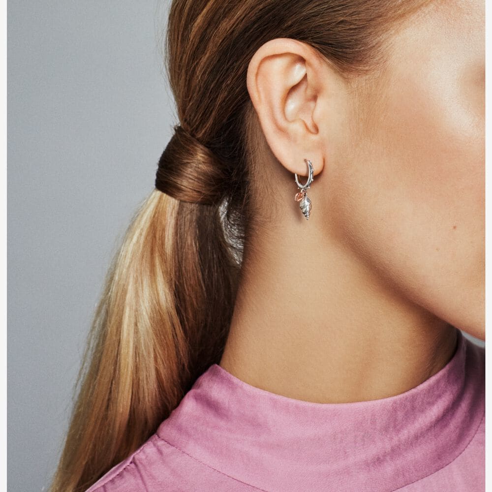 Silver Shell Earrings