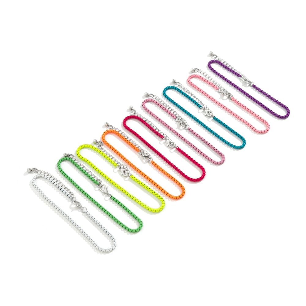 Simple Thin Beaded Beach Bracelet