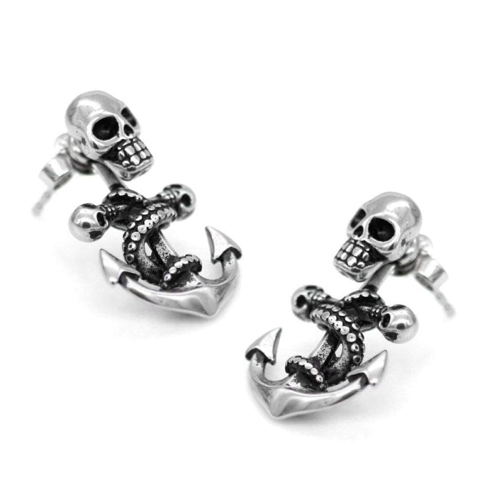 Skull Anchor earrings