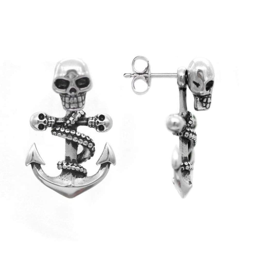 Skull Anchor earrings