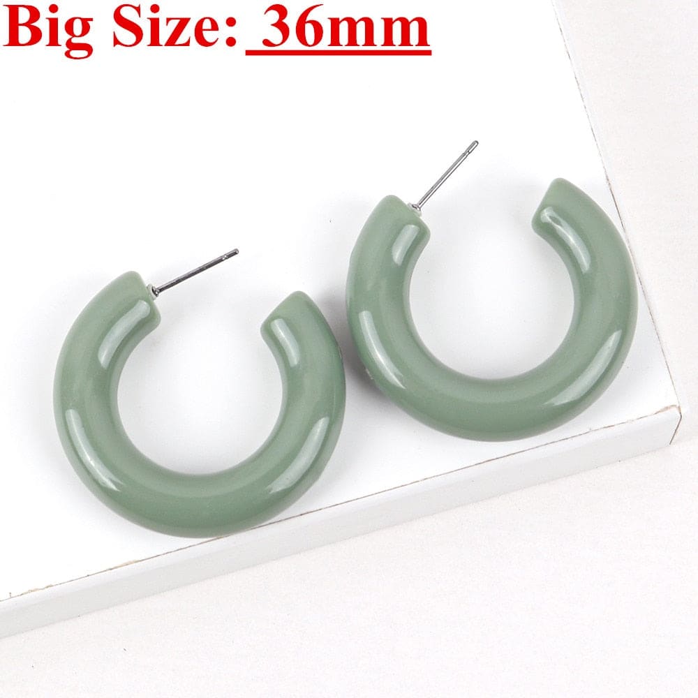 Small C Beach Earrings