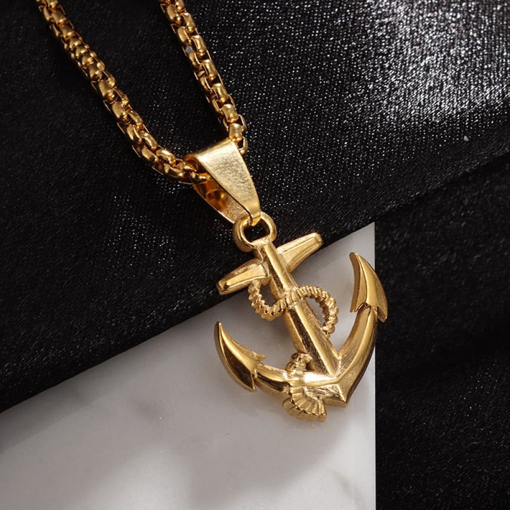 Stainless Anchor Necklace
