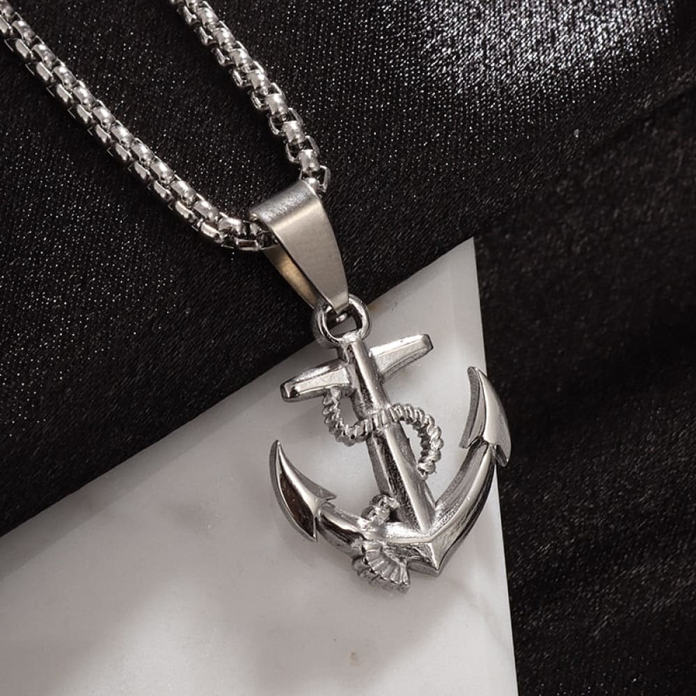 Stainless Anchor Necklace