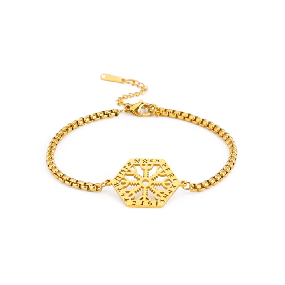 Stainless Compass Bracelet