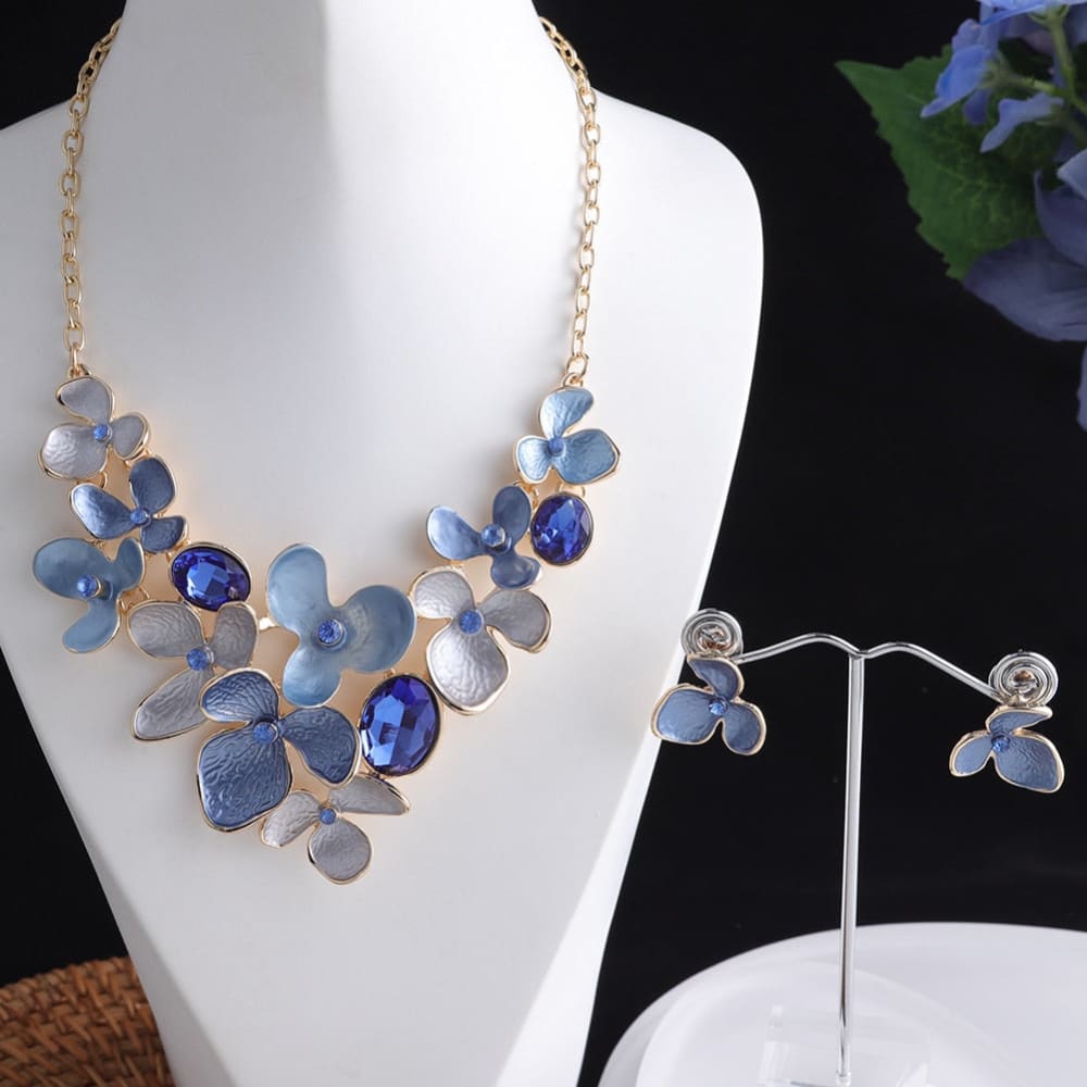Stainless Flower Beach Necklace
