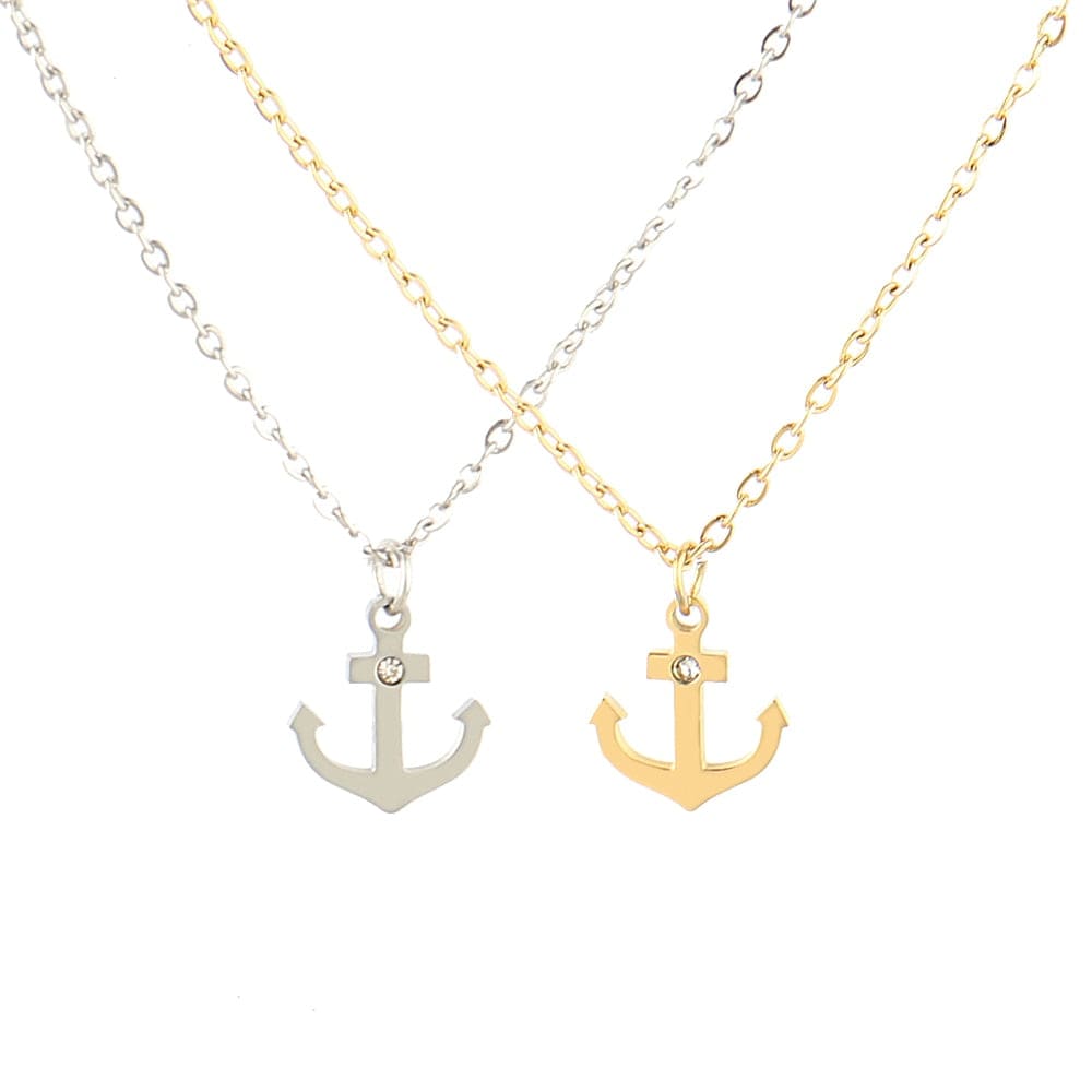 Stainless Steel Anchor Necklace