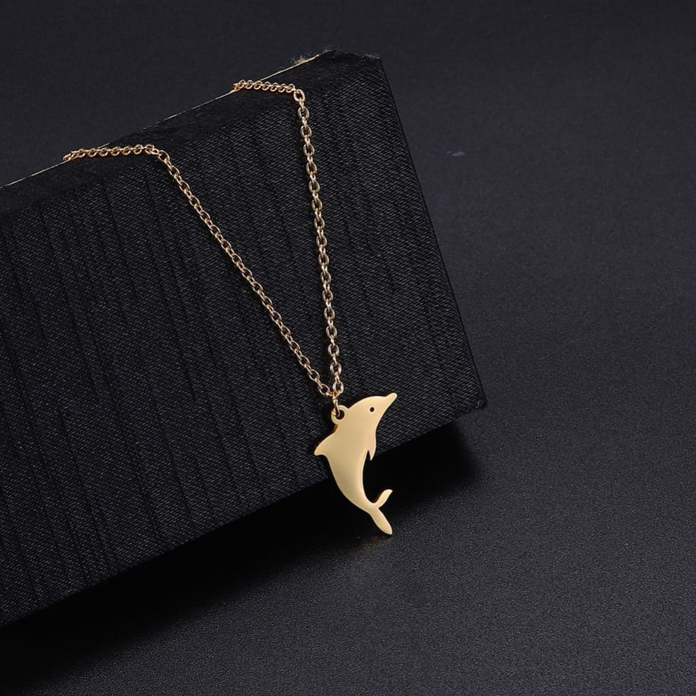 Stainless Steel Dolphin Necklace