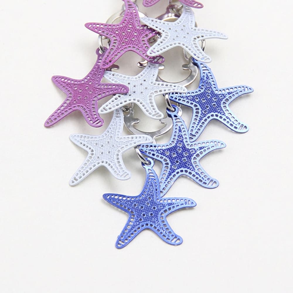 Starfish Boho Drop Earrings
