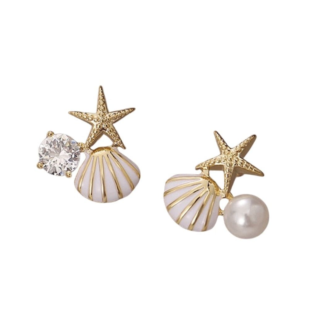 Starfish Diamond Earrings