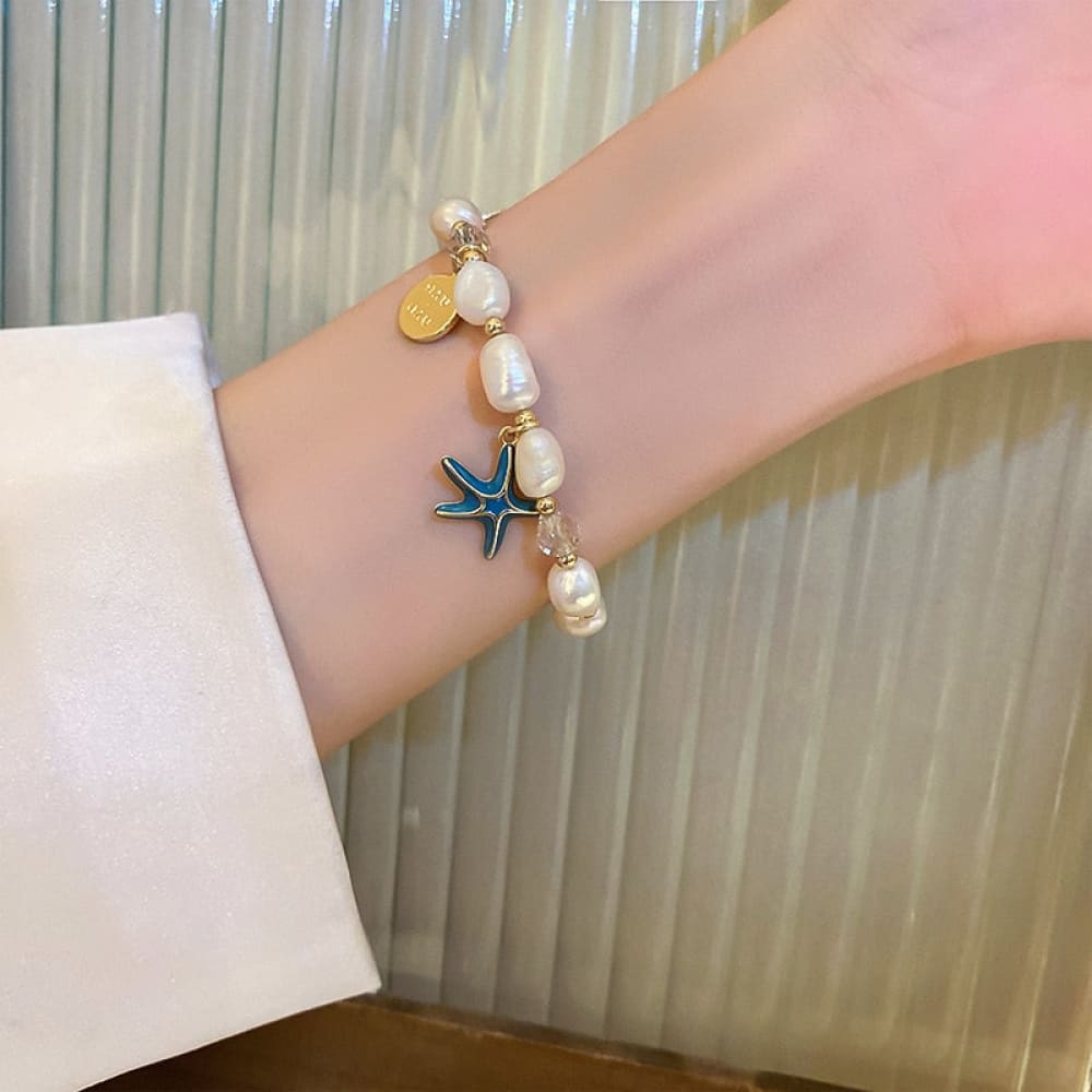 Starfish Pearl Bracelet
