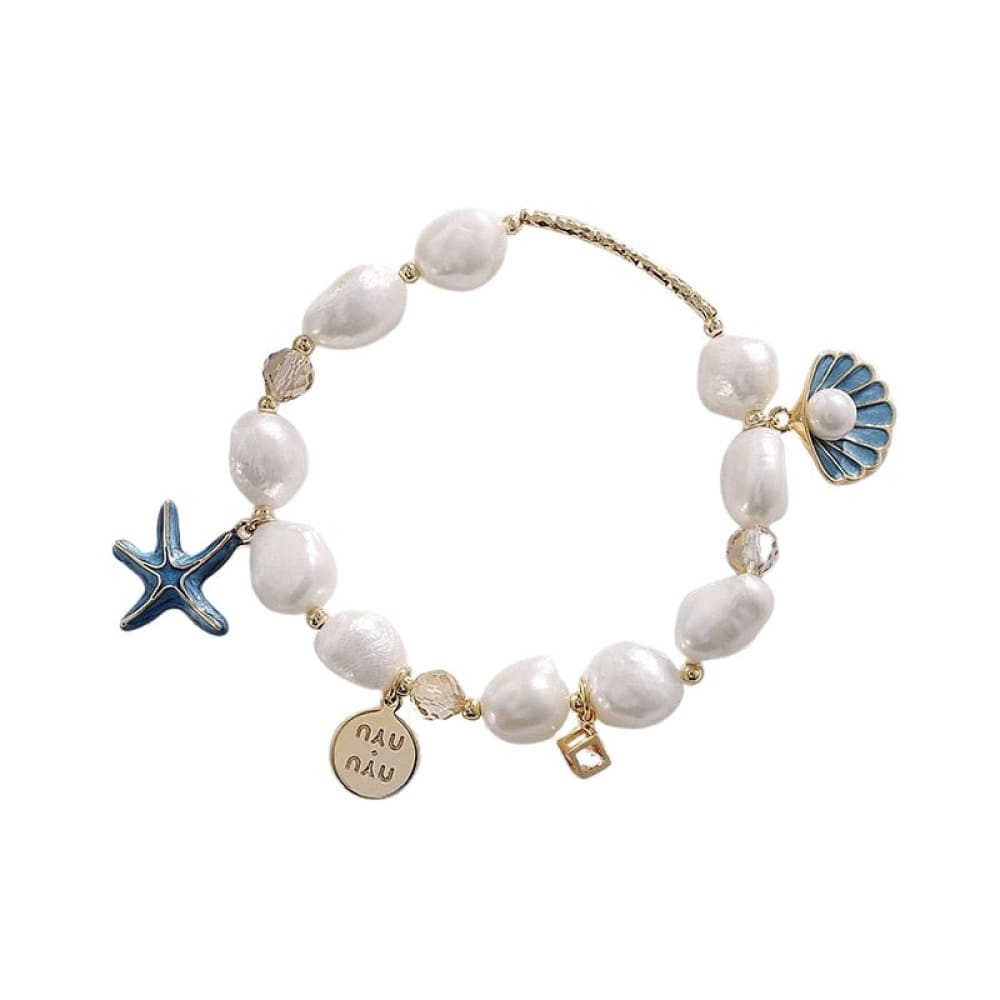 Starfish Pearl Bracelet