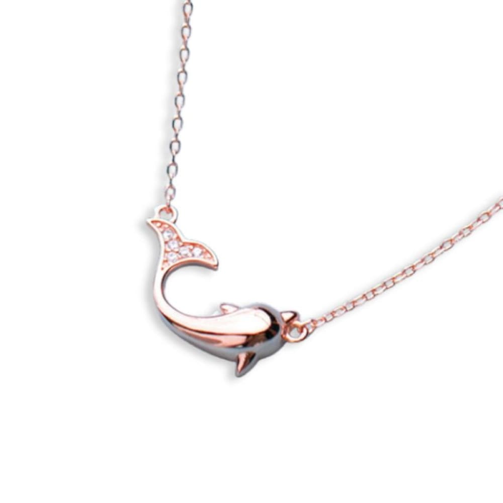 Sterling Dolphin Necklace