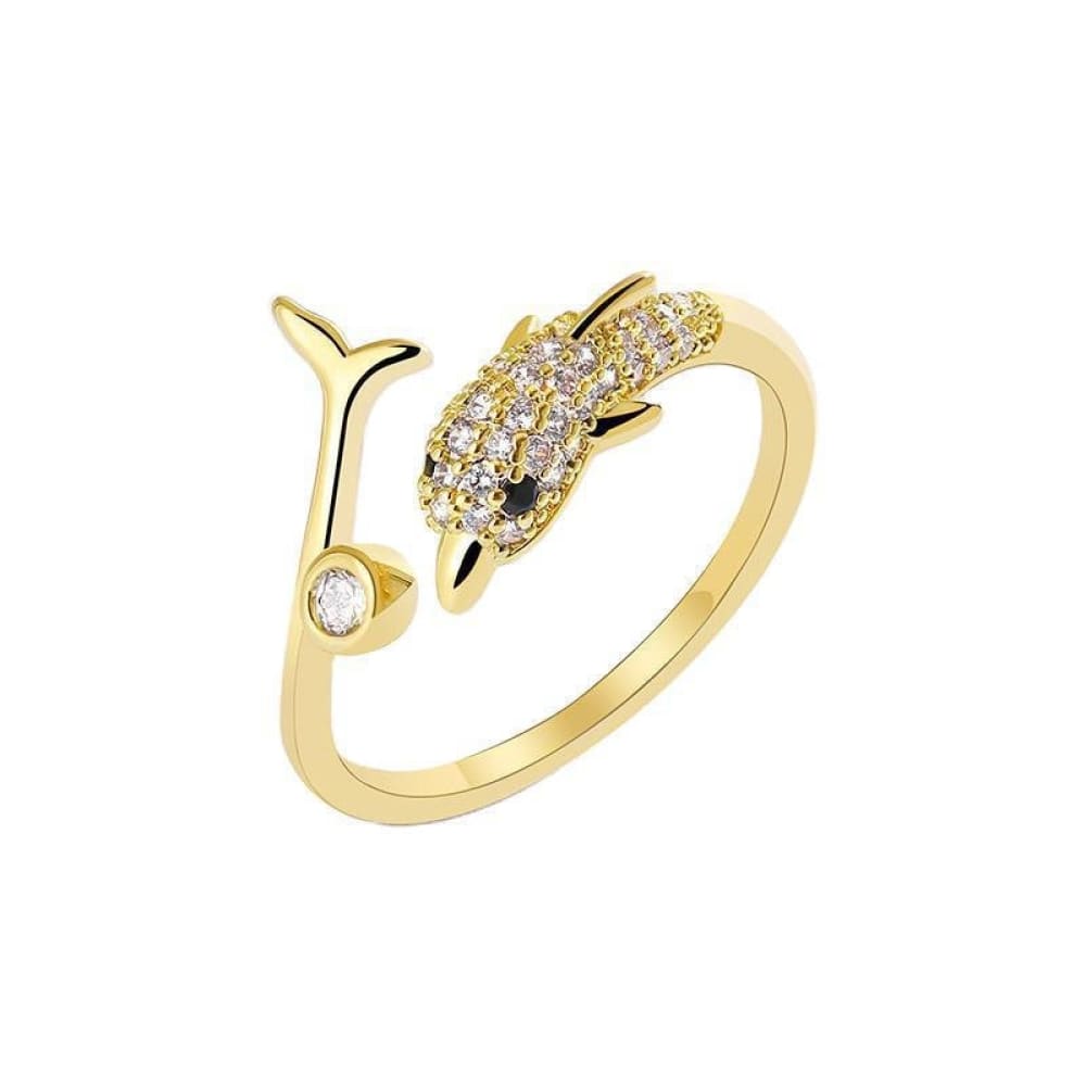 Sterling Dolphin Ring