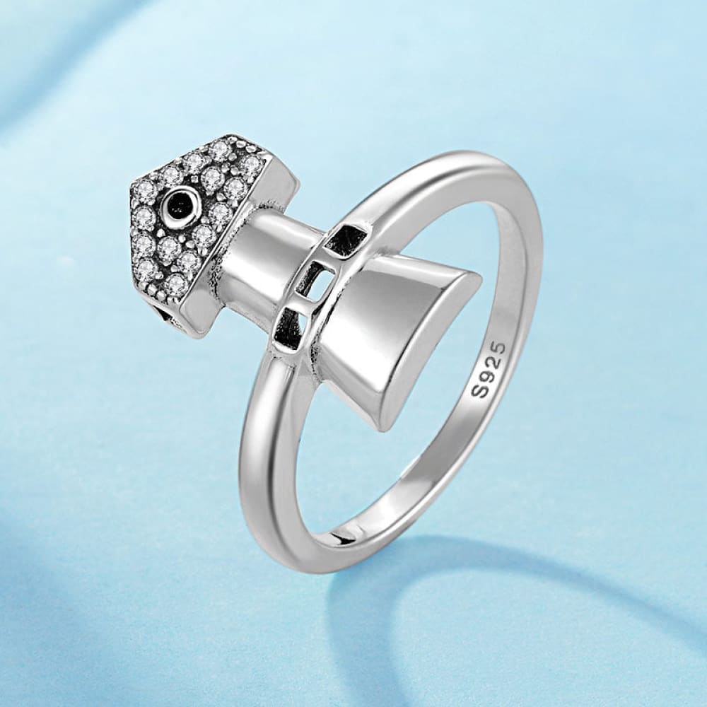 Sterling Lighthouse Ring