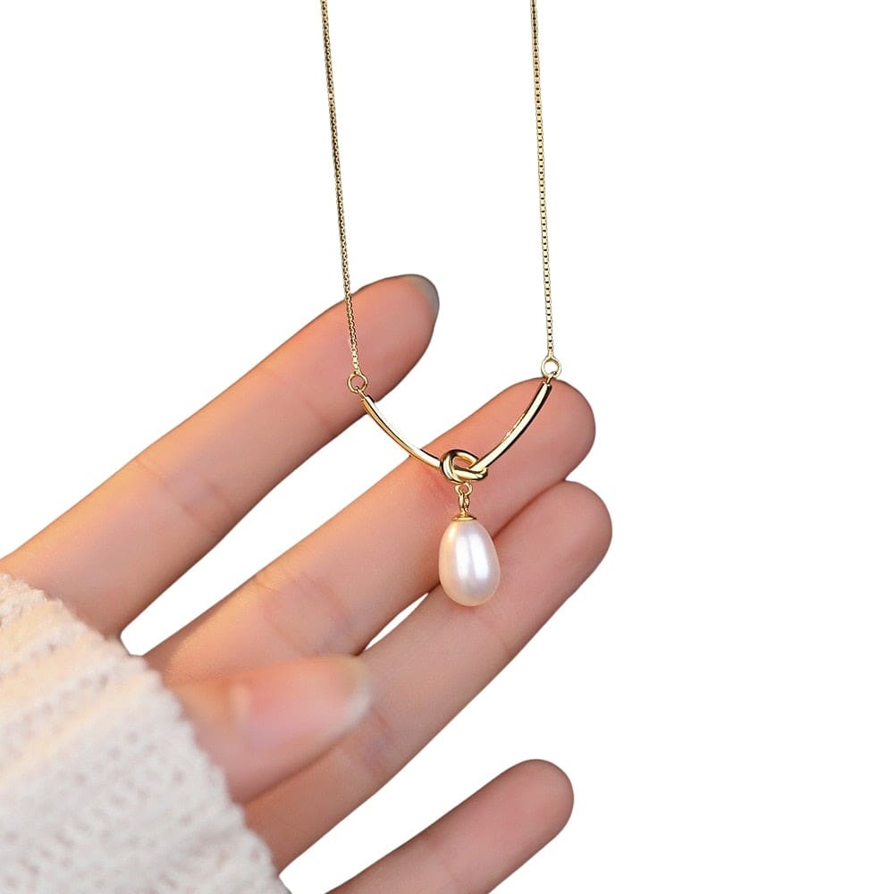 Sterling Pearl Beach Necklace