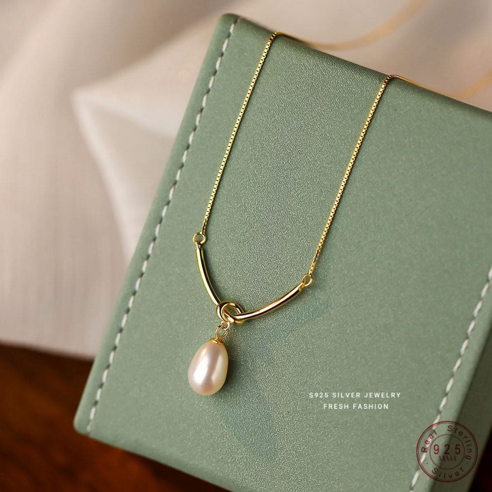 Sterling Pearl Beach Necklace