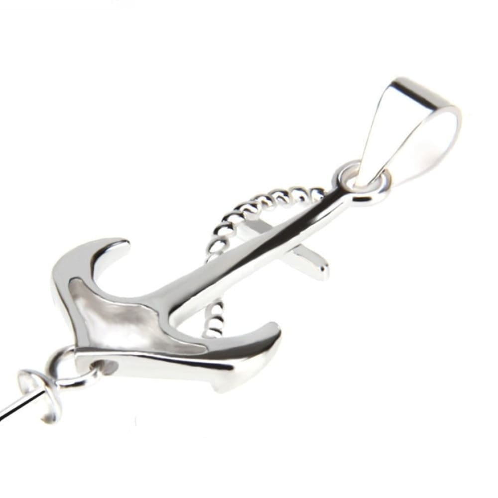 Sterling Silver Anchor Necklace