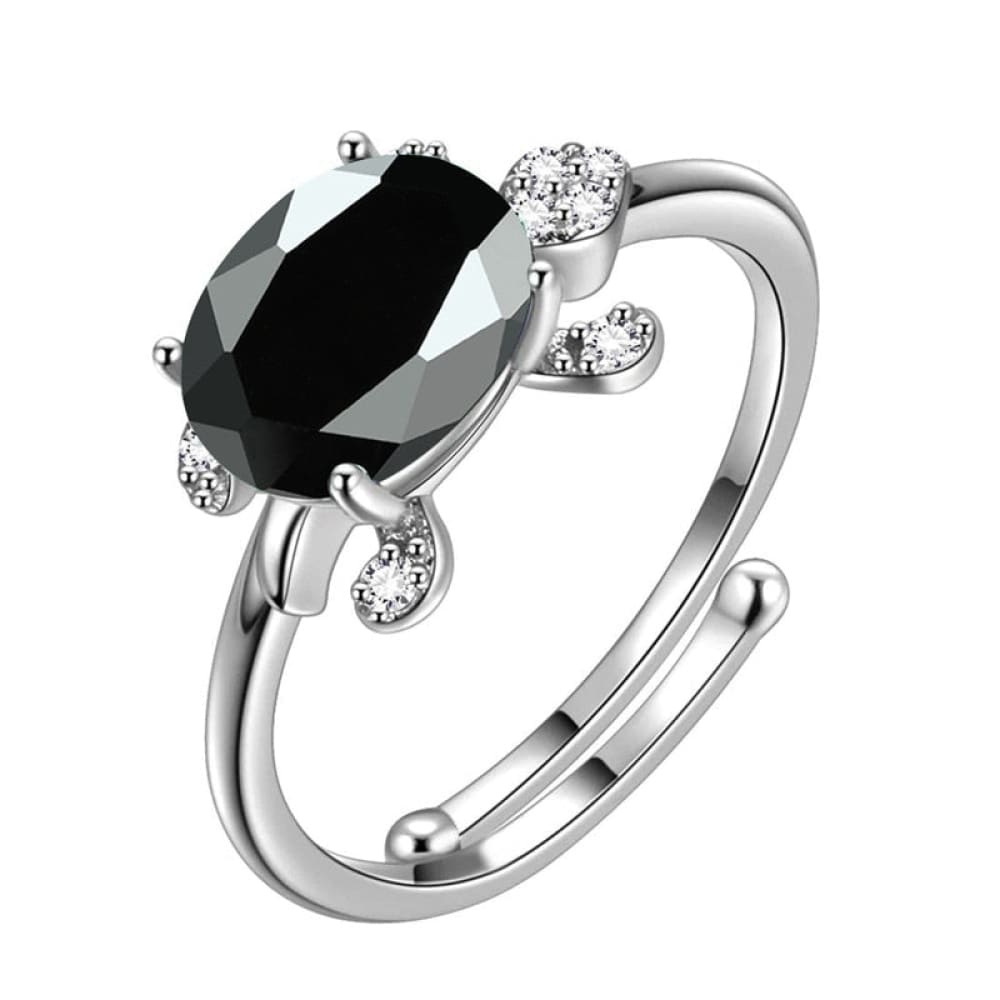 Sterling Silver Gem Sea Turtle Ring