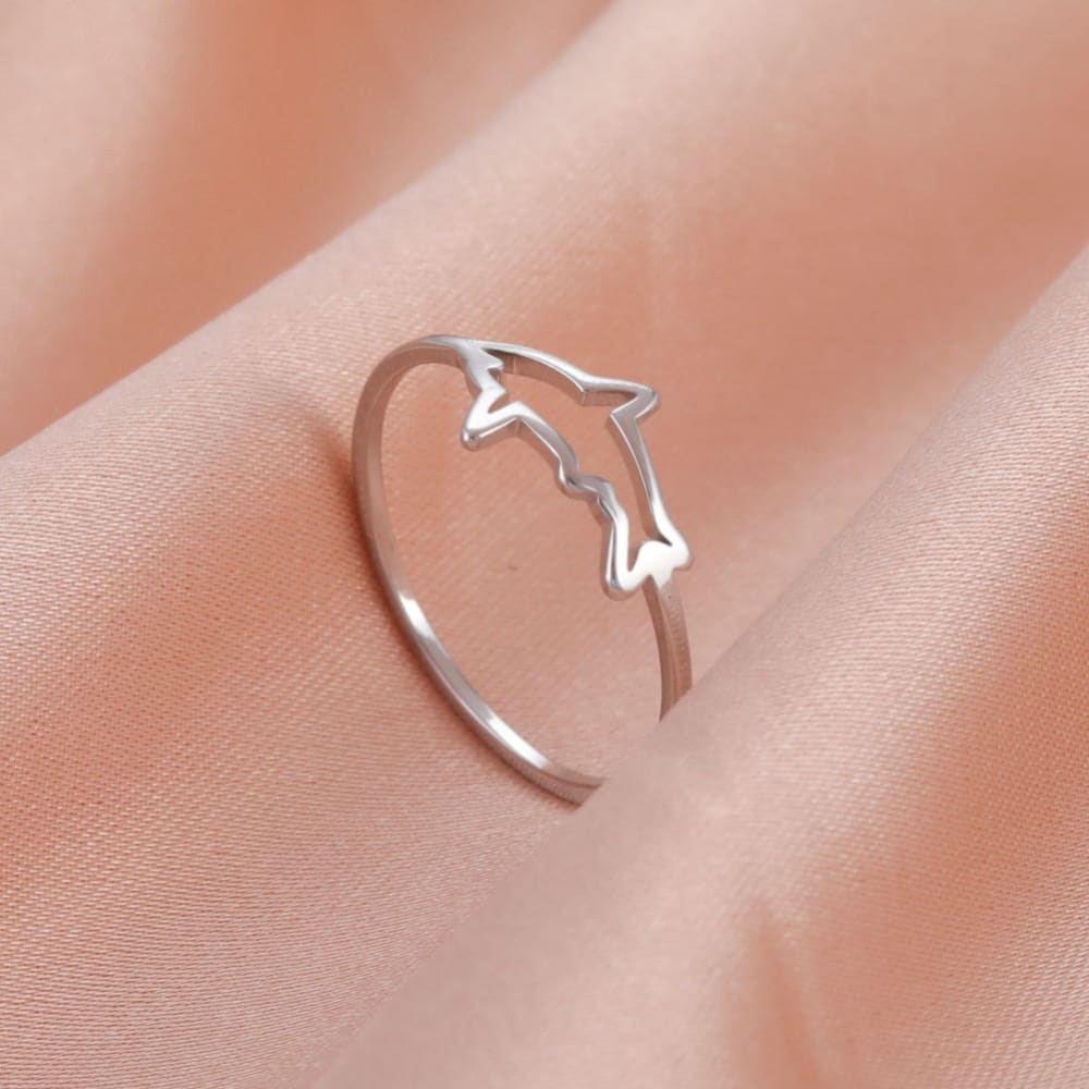 Sterling Silver Shark Ring