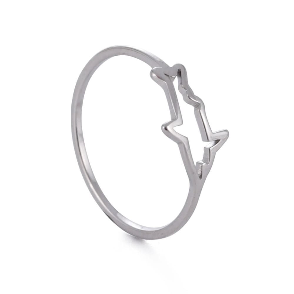 Sterling Silver Shark Ring