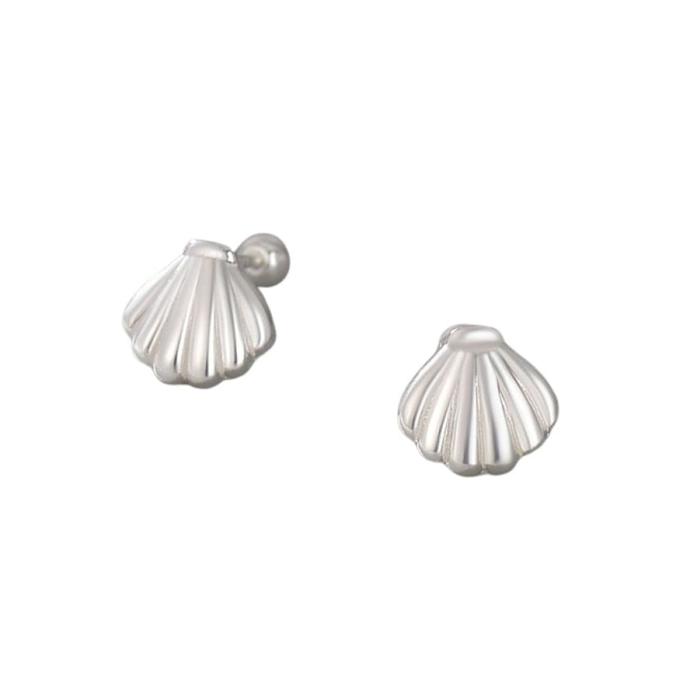 Sterling Silver Shell Earrings