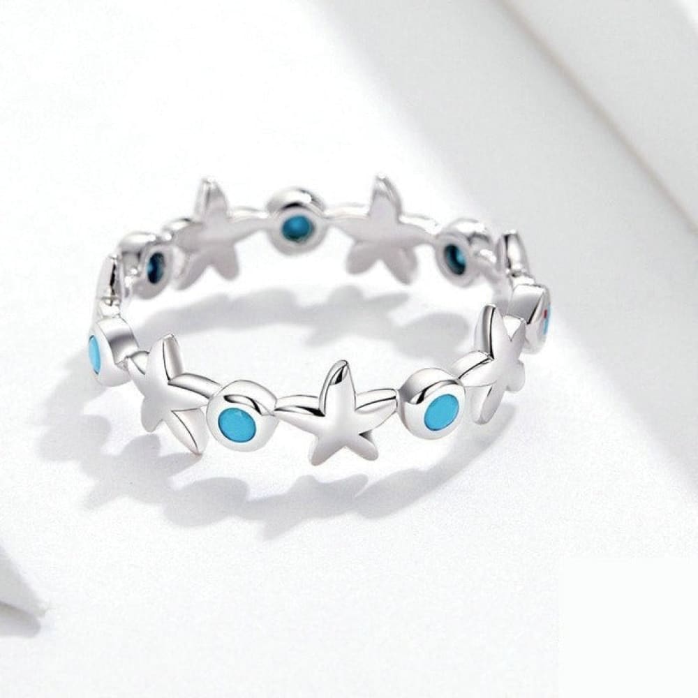 Sterling Starfish Ring