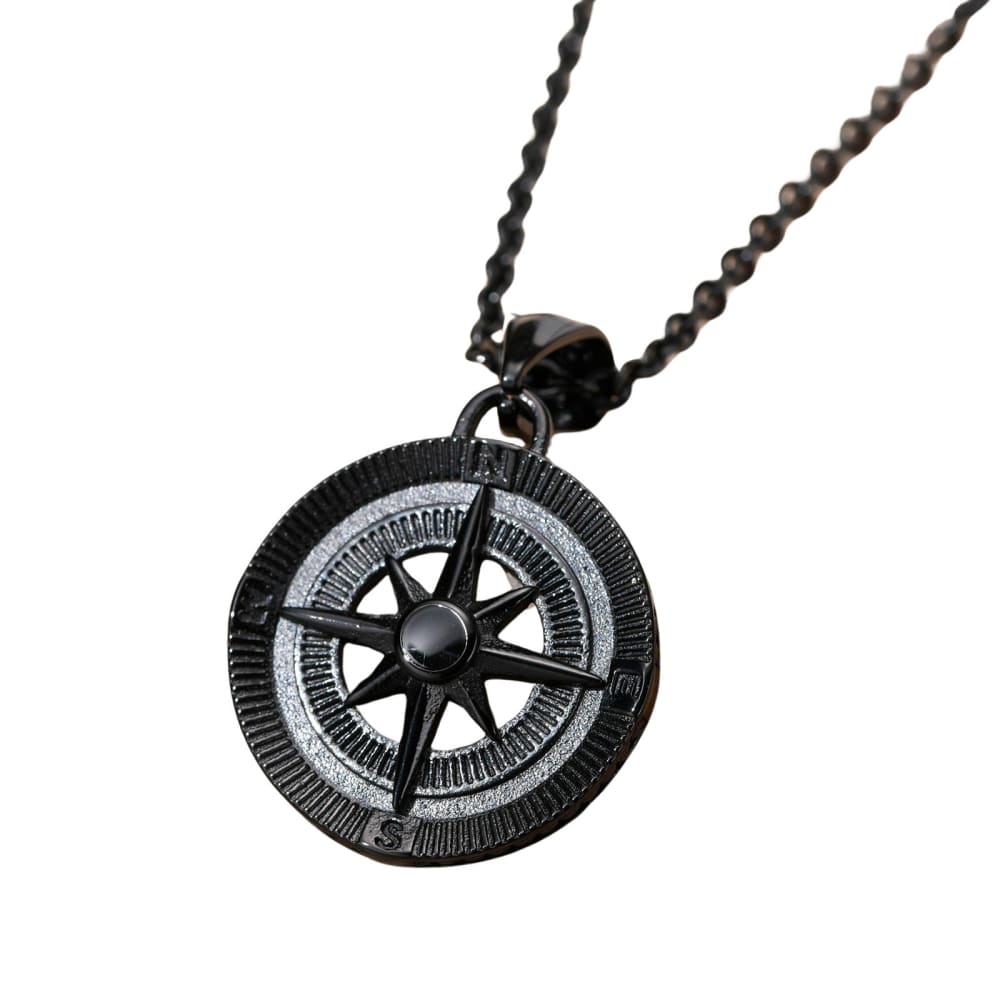 Stone Compass Necklace