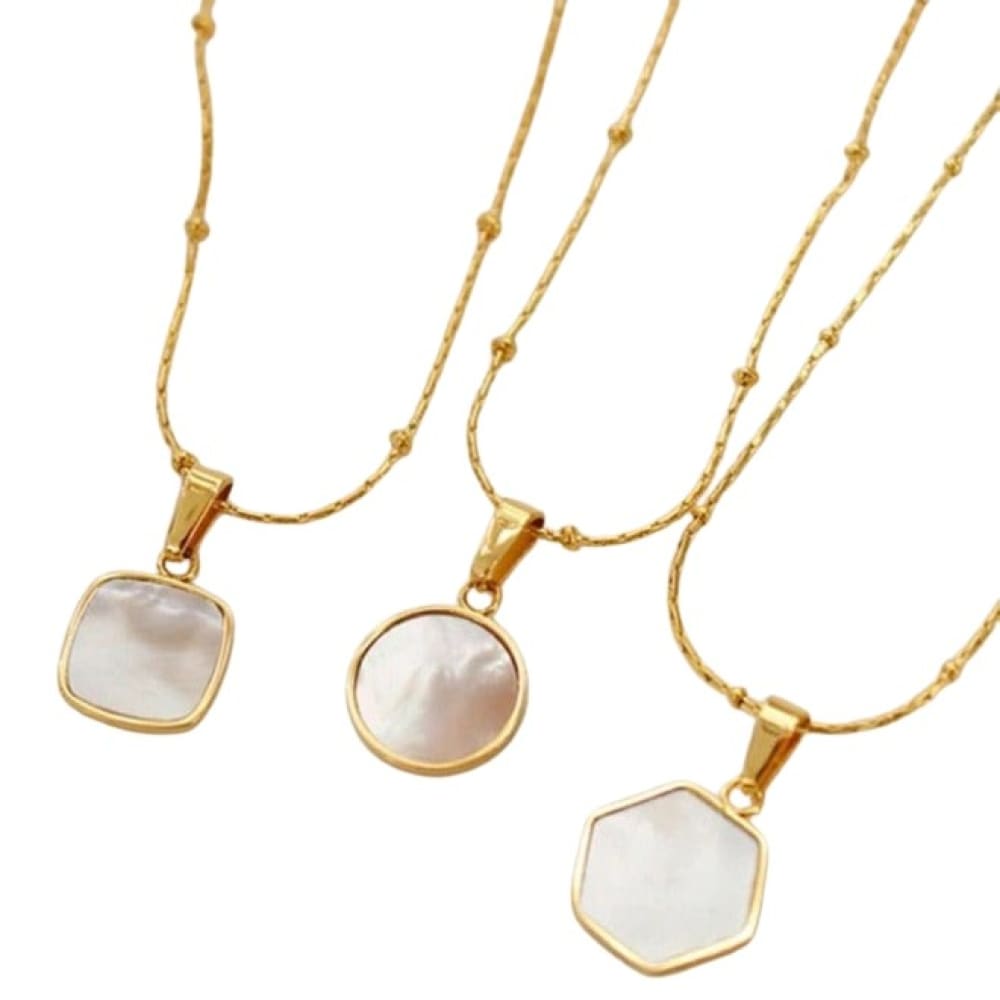 Stone Shell Necklace