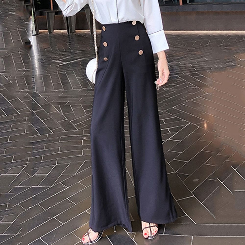 Straight Leg Sailor Pants