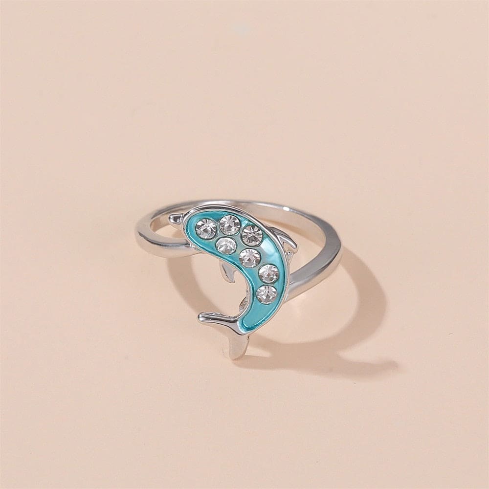 Submarine Dolphin Ring