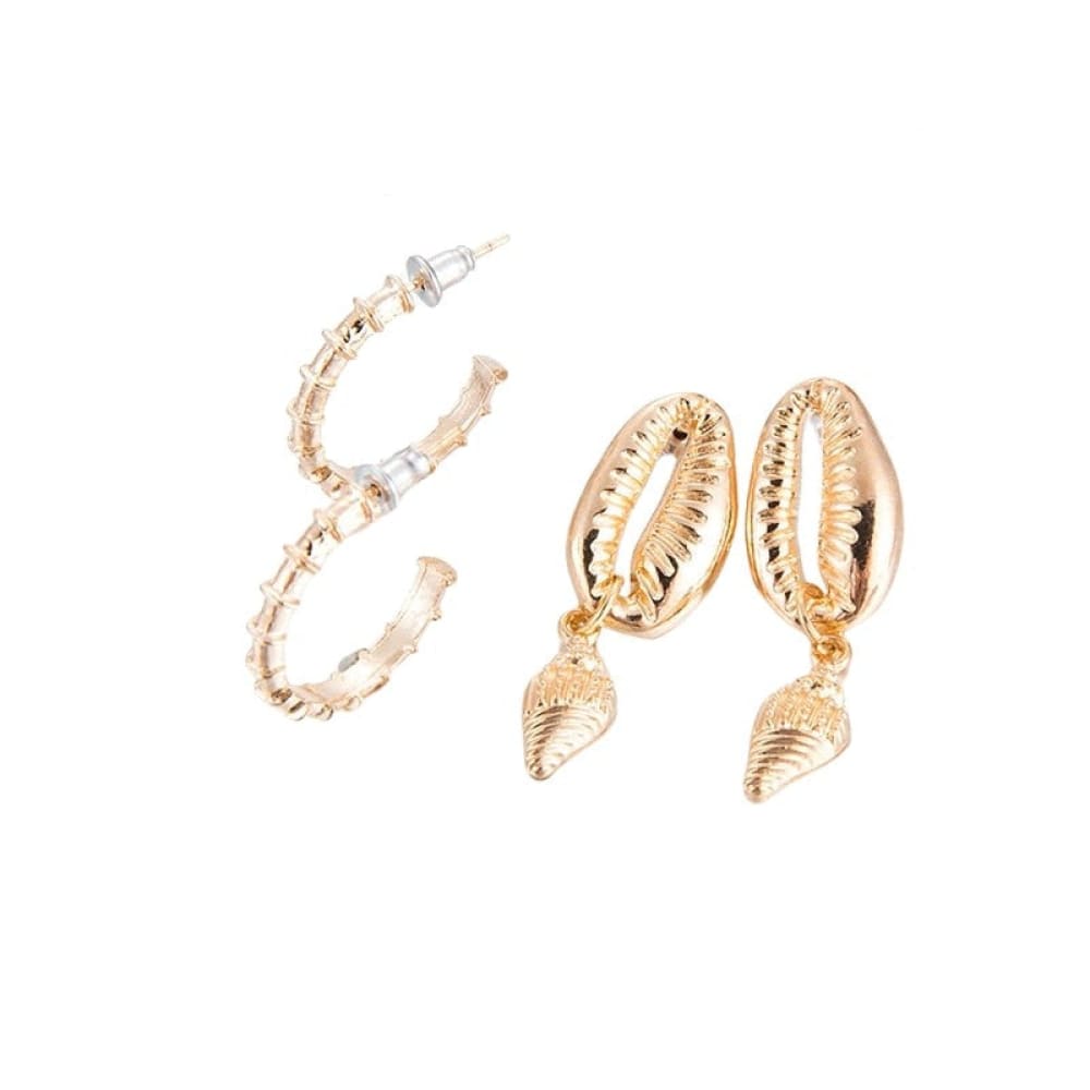 Summer Beach Shell Earrings
