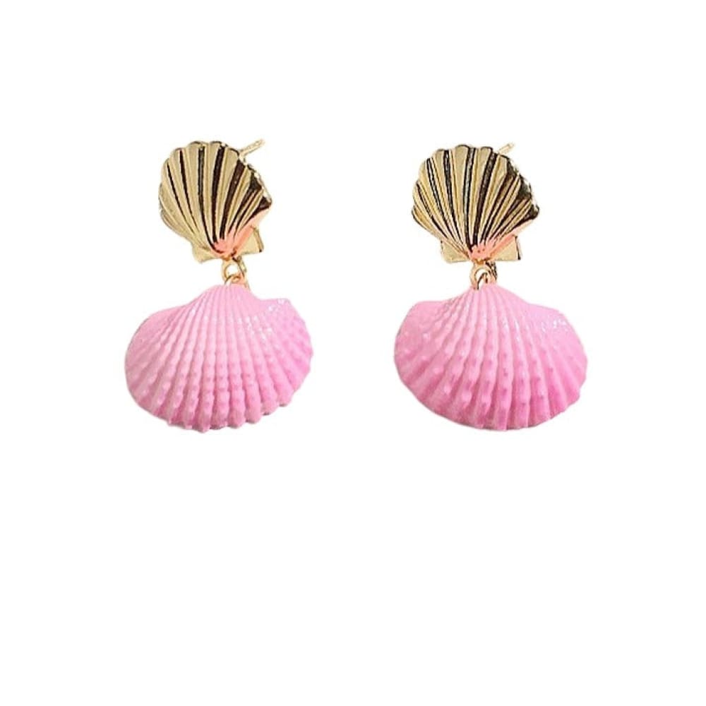 Summer Boho Shell Earrings