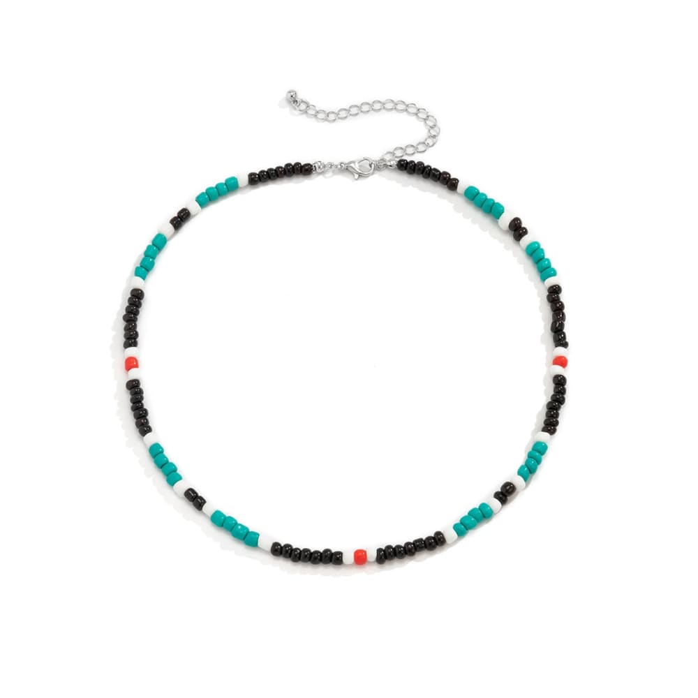 Surfer Bead Necklace Mens