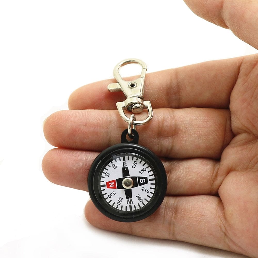 Survival Compass Keychain