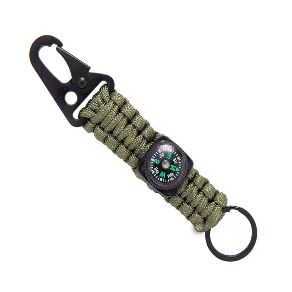 Survival Keychain Paracord - Armygreen