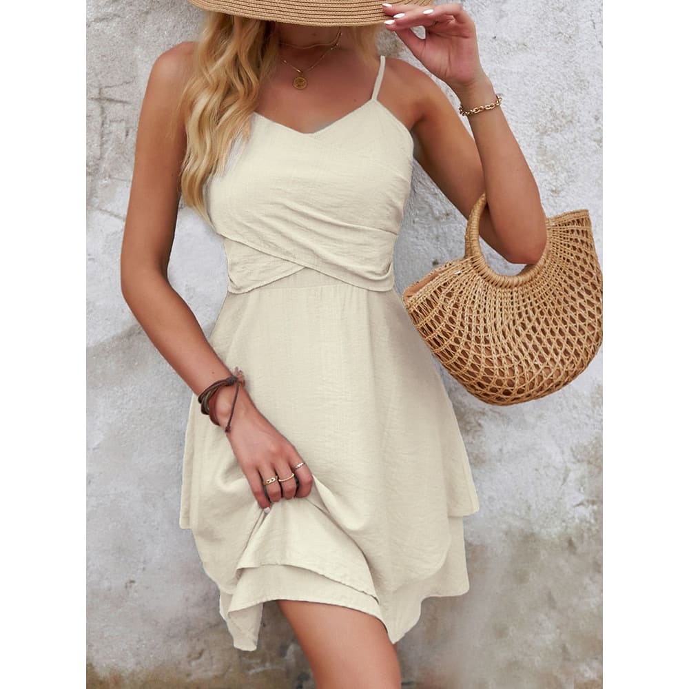 Tan Beach Dress