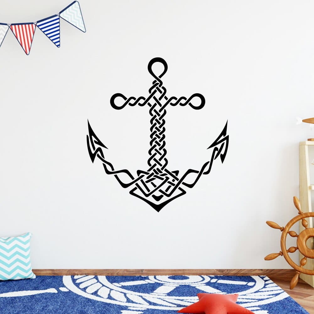 Tribal Anchor Sticker