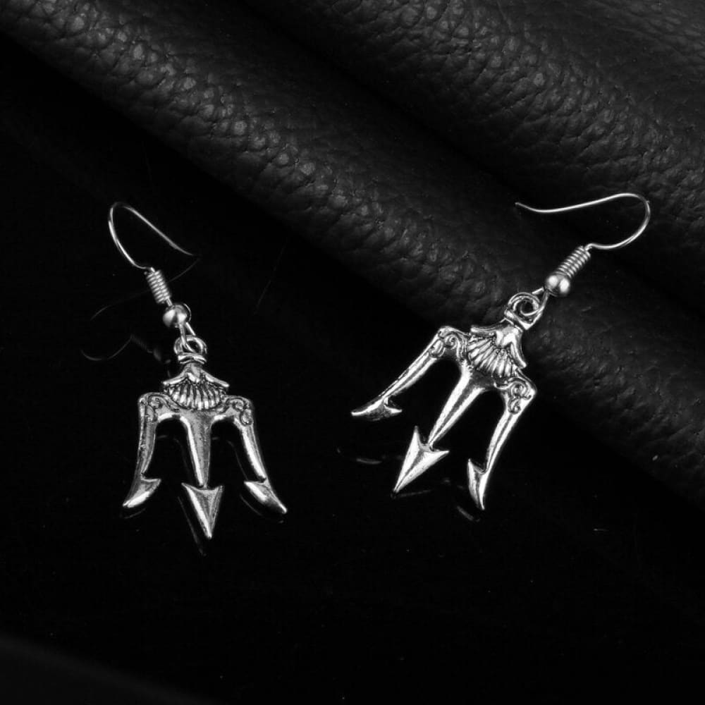 Trident earrings