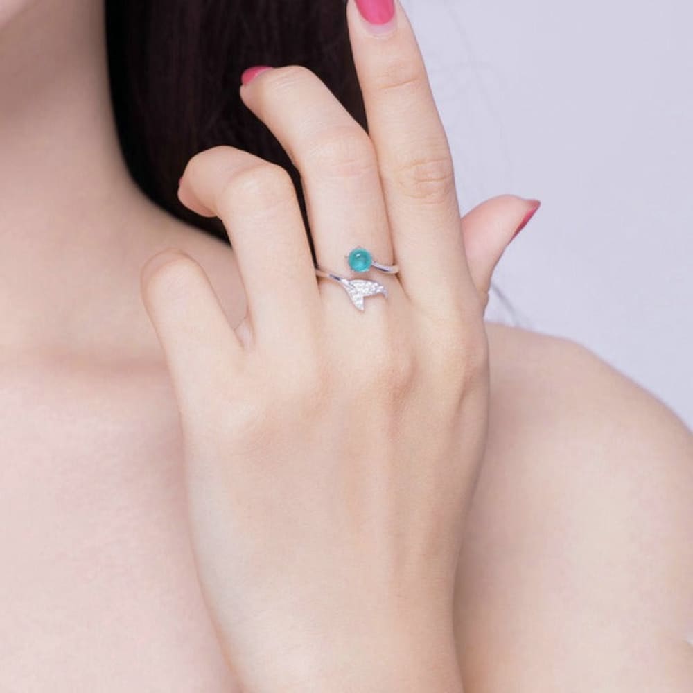 Turquoise Mermaid Tear Necklace