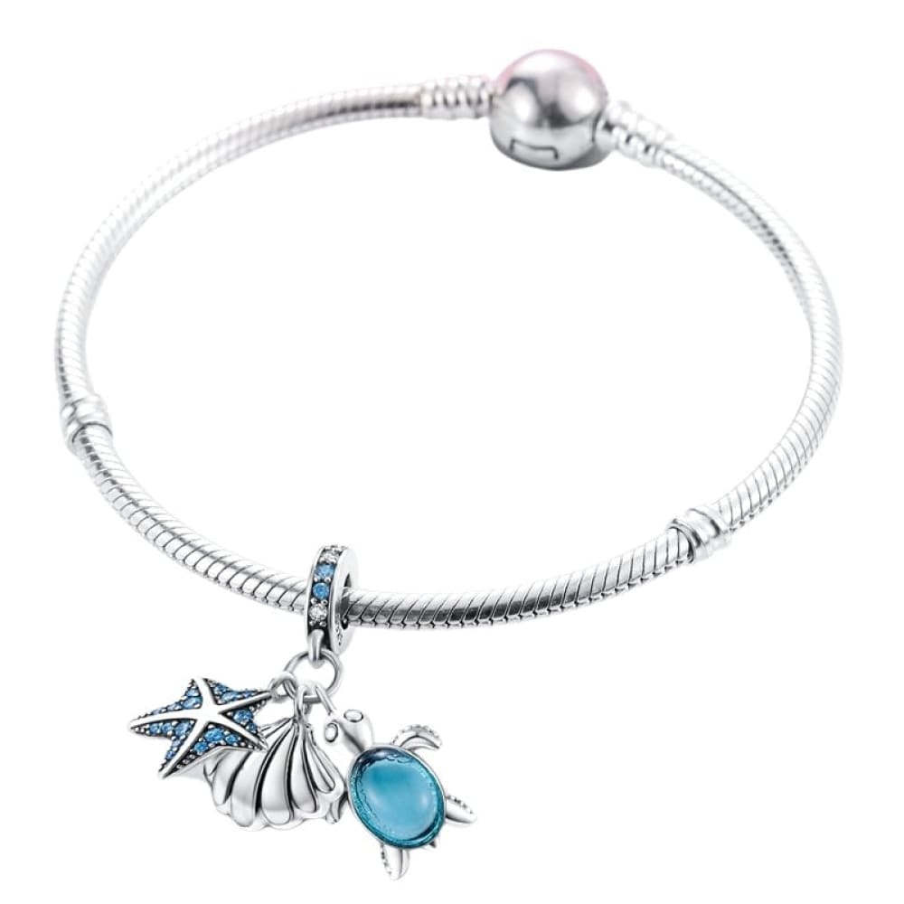 Turtle Shell Charm Bracelet