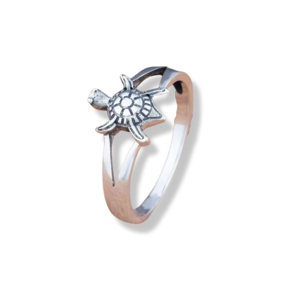Turtle Silver Ring