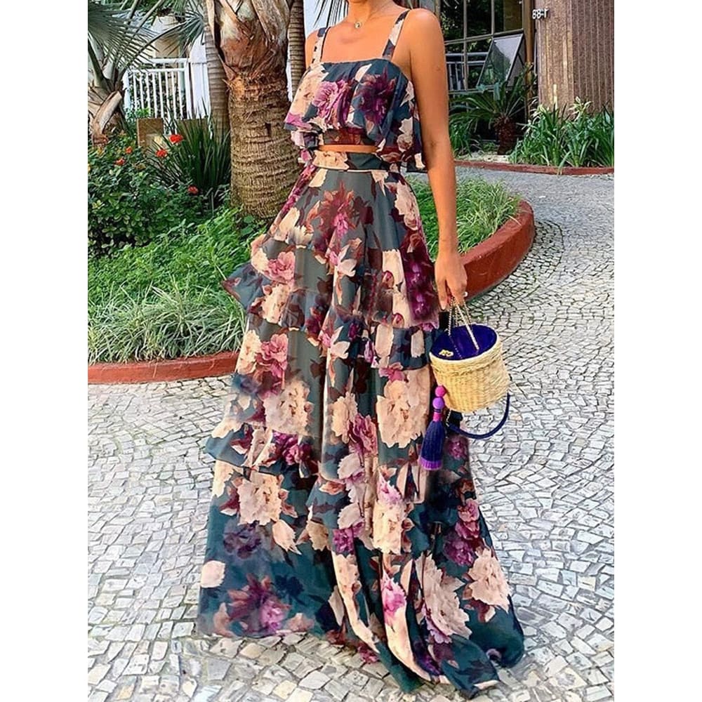 Two Piece Beach Dress