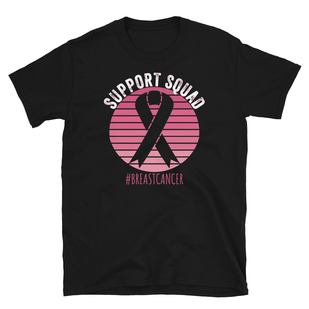 Breast Cancer Warrior Support Squad Shirt, Breast Cancer Awareness Shirt, Breast Cancer Awareness In October, Cancer Team Shirt, beat cancer