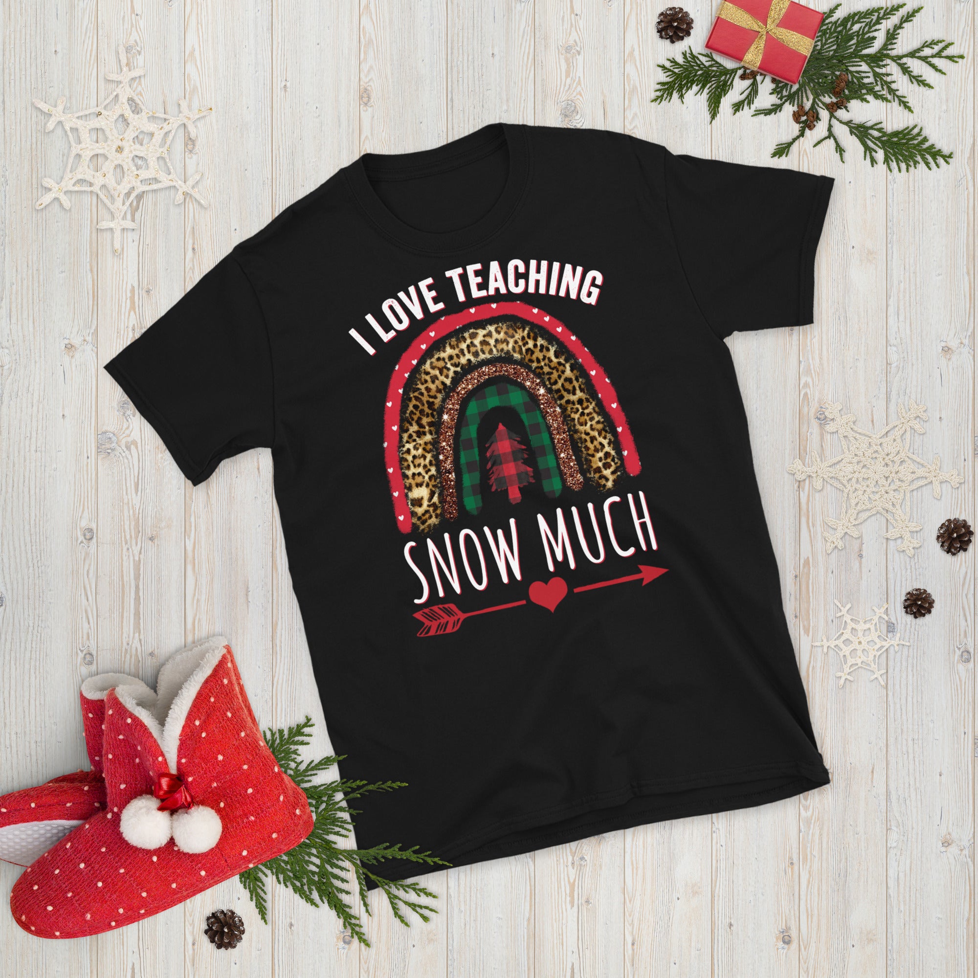 I Love Teaching Snow Much Shirt, Funny Winter Shirt for Teachers, Xmas Gift For Teacher, Teacher Christmas Shirt, Snow Day Shirt, Xmas Gifts