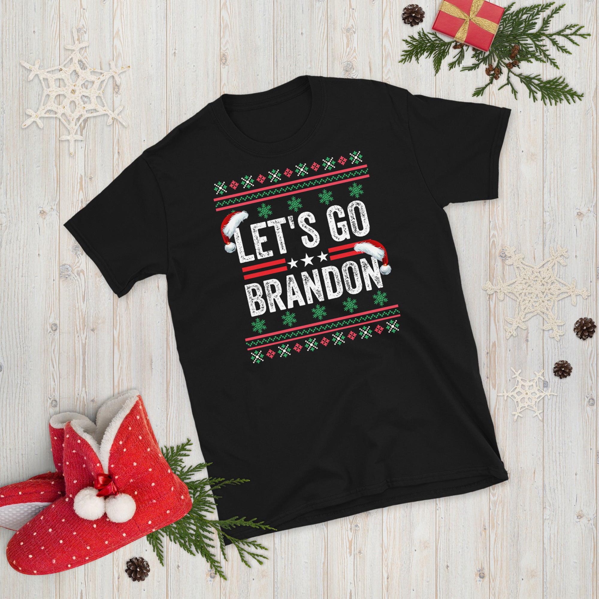 Lets Go Brandon Christmas Shirt, Let's Go Brandon Shirt, Lets go brandon t-shirt, FJB Shirt, Joe Biden Chant, Funny Biden Meme, Biden Xmas - Madeinsea©