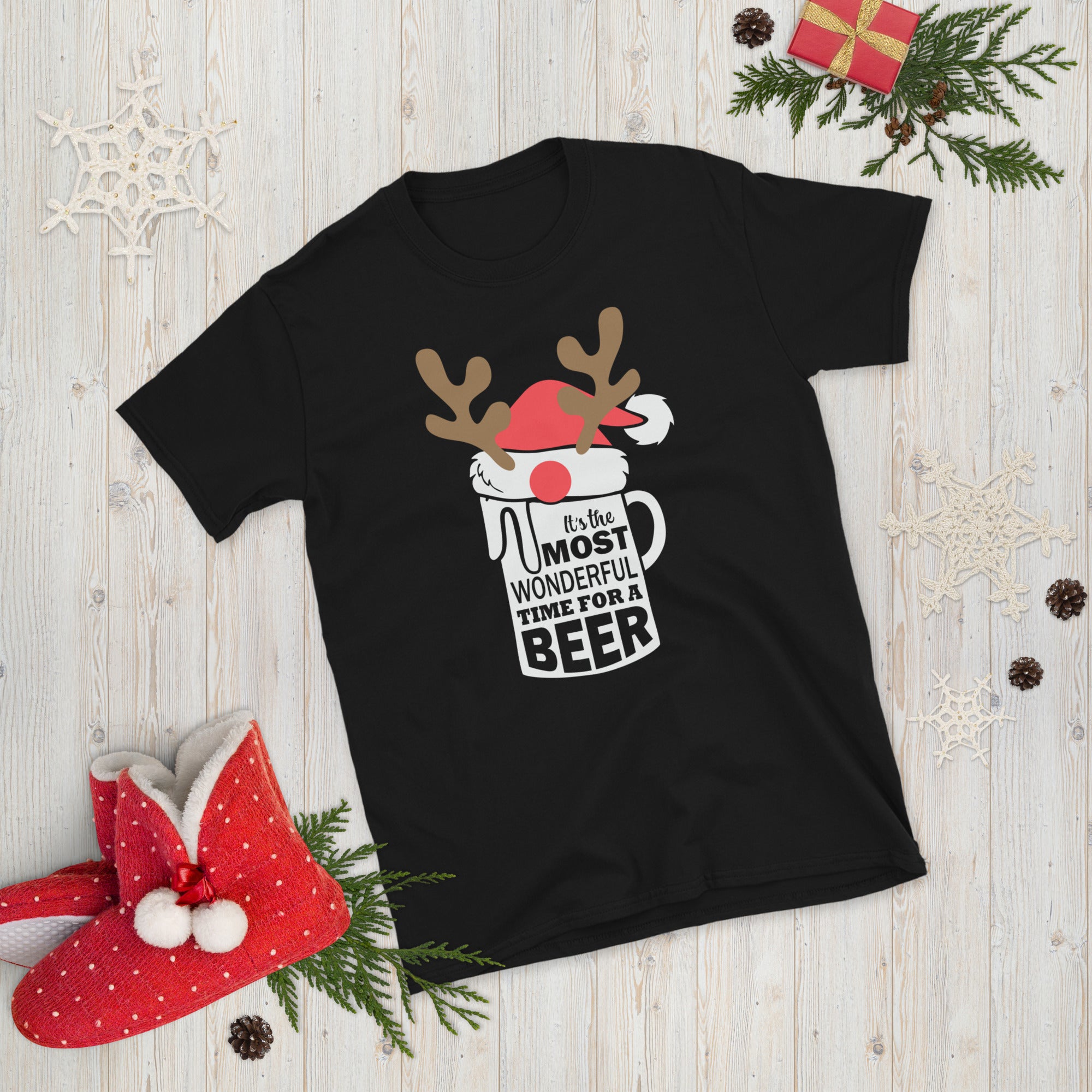 Christmas Beer Shirt, Most Wonderful Time for a Beer, Husband Christmas Gift, Husband Christmas Shirt, Beer Lover Gift, Beer Reindeer Shirt - Madeinsea©