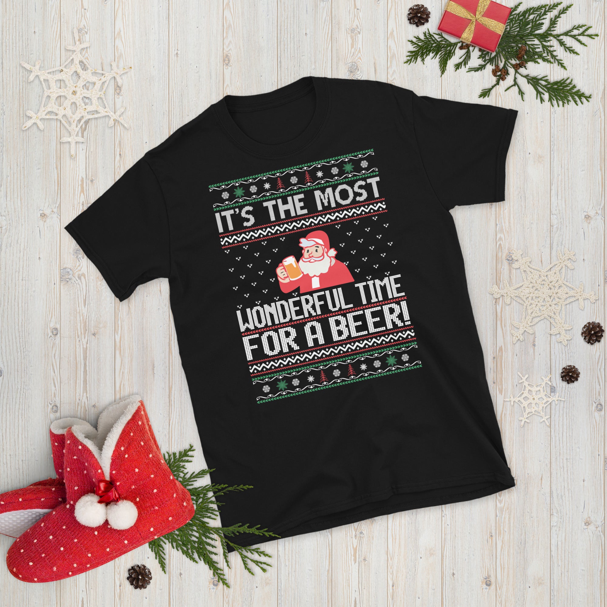 Christmas Beer Shirt, Most Wonderful Time for a Beer, Husband Christmas Gift, Husband Christmas Shirt, Beer Lover Gift, Ugly Christmas Shirt - Madeinsea©